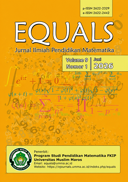 					View Vol. 9 No. 1 (2026): Transformasi Pembelajaran Matematika melalui Pendekatan Inovatif dan Teknologi Digital
				